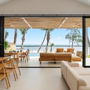 Sleek and modern open space luxury villa