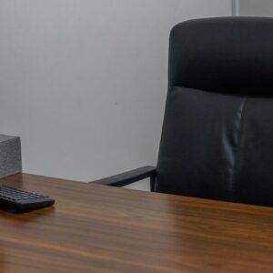 a private office or a dedicated workspace.
