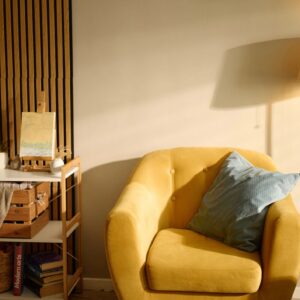 Cozy Living Room Interior Supporting Home Decor Marketing Use