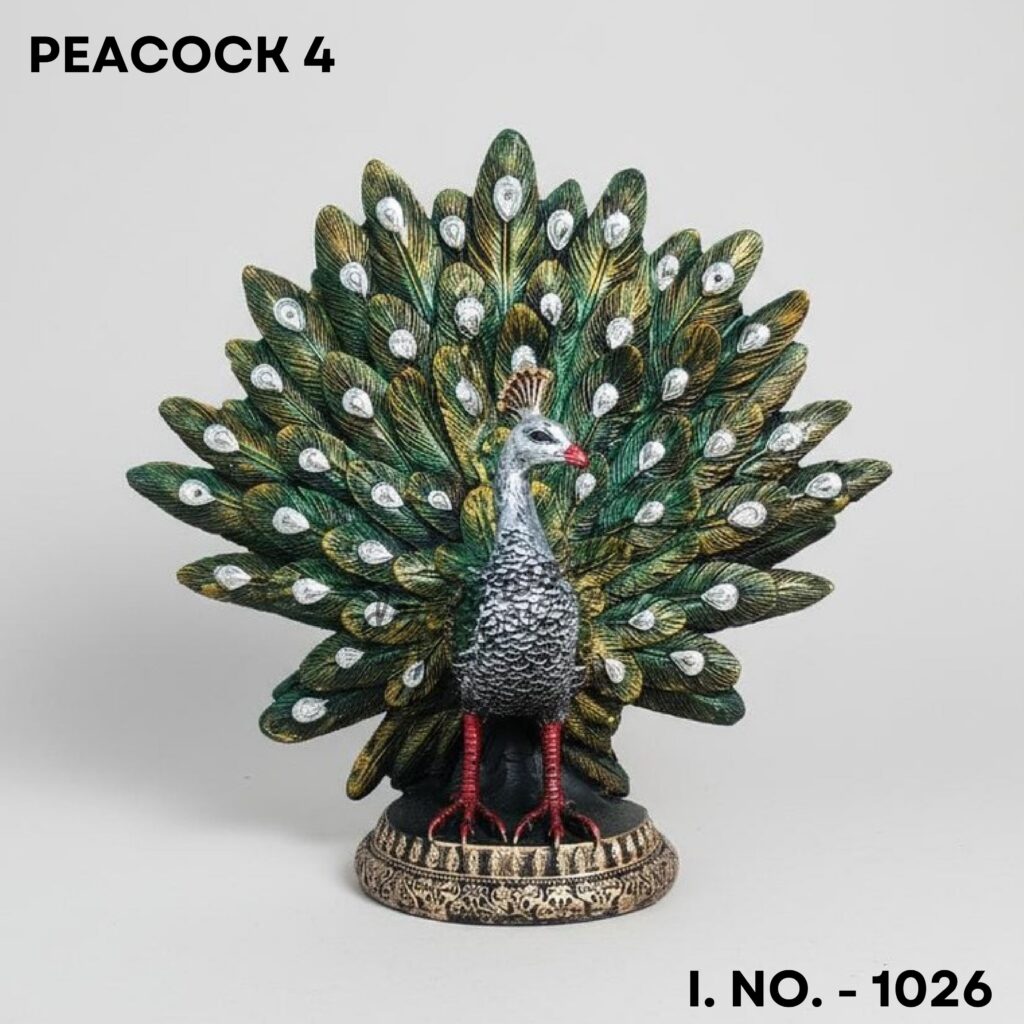 Artisan Peacock Elegance Piece peacock wall decor image